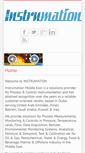 Mobile Screenshot of instrumation.com